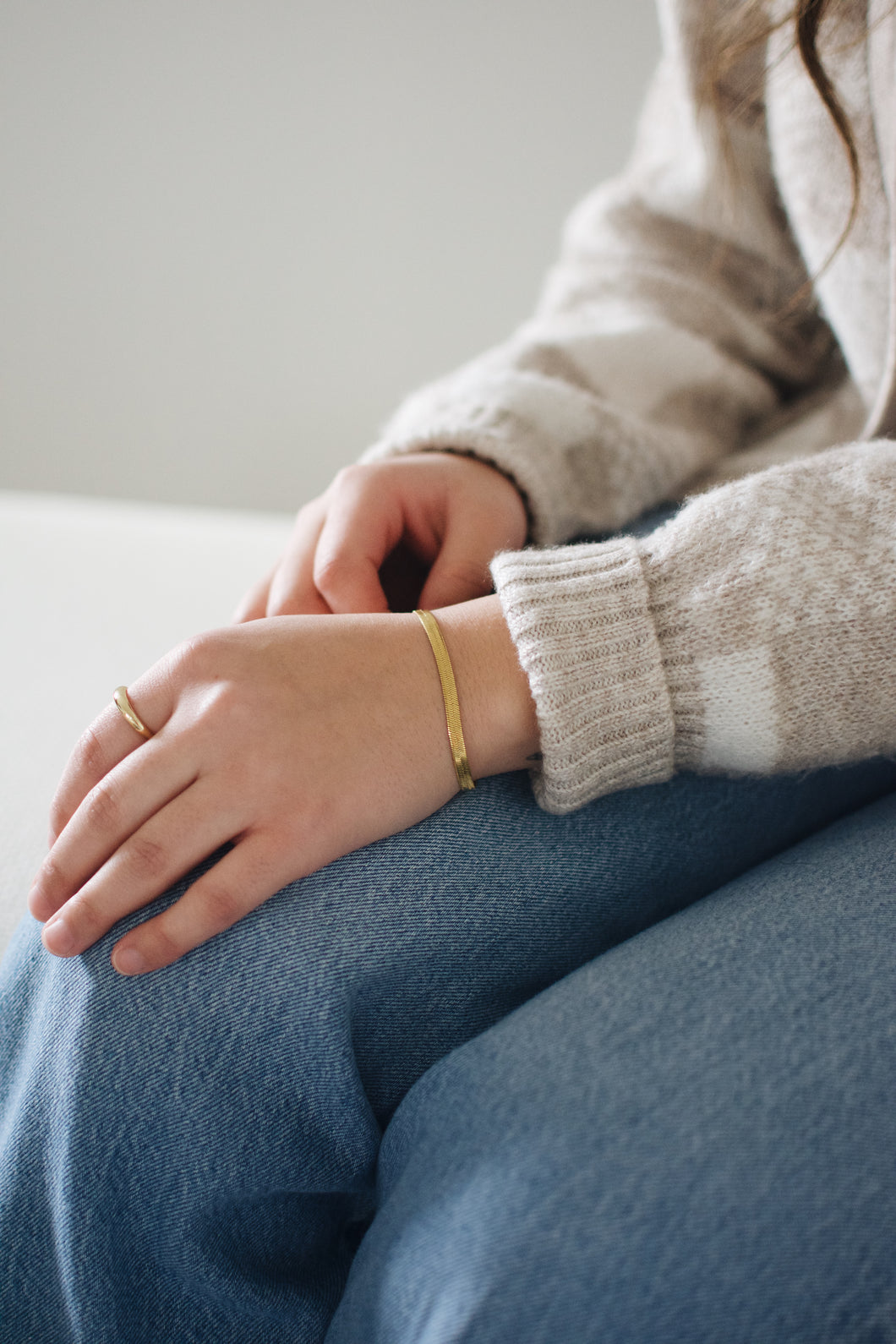 Trinity Herringbone Bracelet