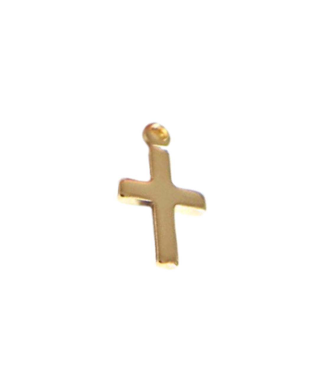 Simple Gold Cross Charm