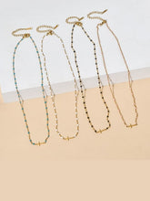 Load image into Gallery viewer, Beaded Cross Necklace
