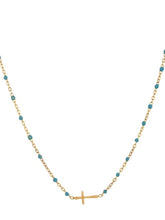 Load image into Gallery viewer, Beaded Cross Necklace
