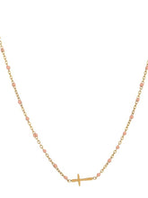 Load image into Gallery viewer, Beaded Cross Necklace
